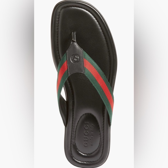 NWB MENS GUCCI FLIP-FLOP SZ 9 - Picture 6 of 8